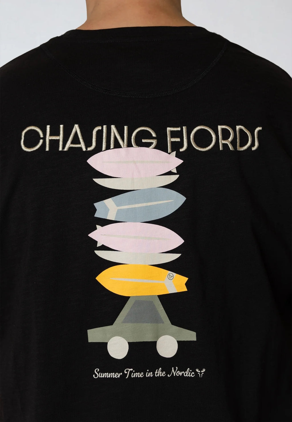 Camiseta Fat Moose Fjords Negro