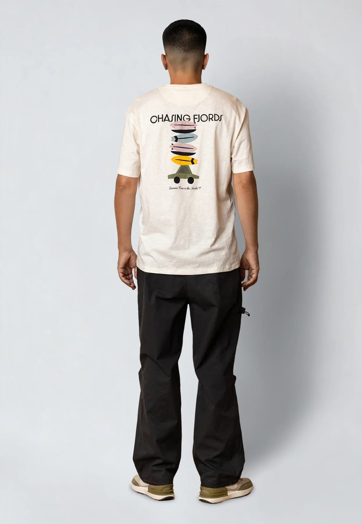 Camiseta Fat Moose Fjords Ecru