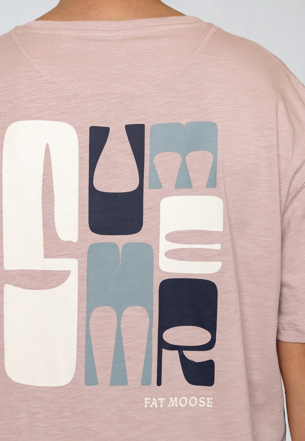 Camiseta Fat Moose Summer Violeta claro