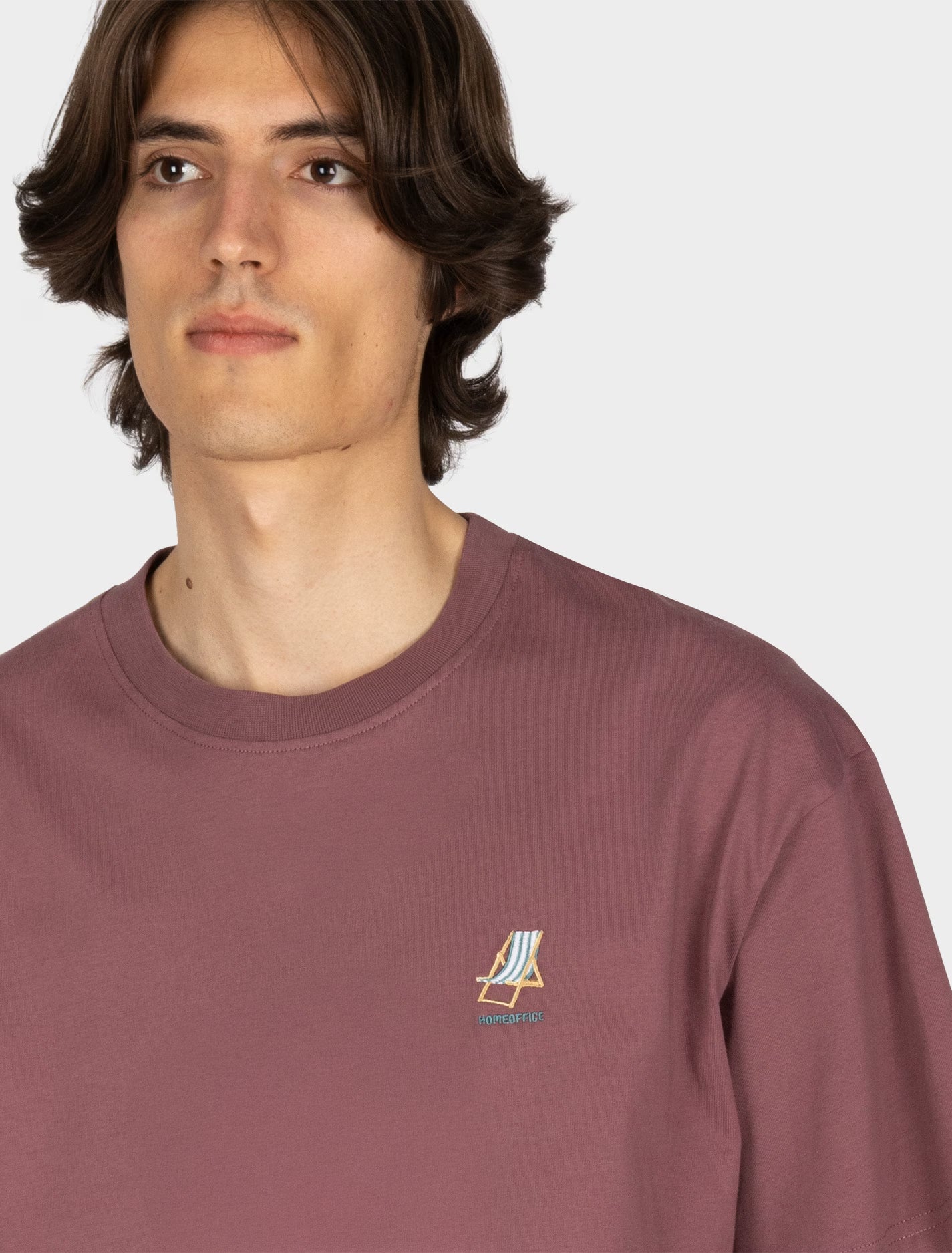 Camiseta Iriedaily Homeoffice Plum