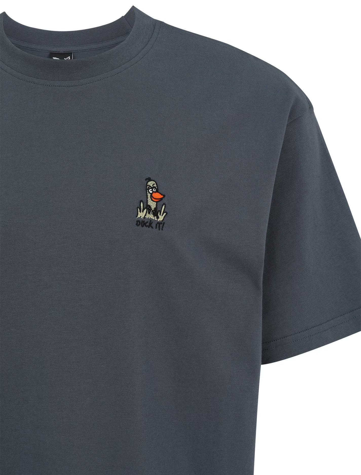 Camiseta Iriedaily What The Duck Dark Steel