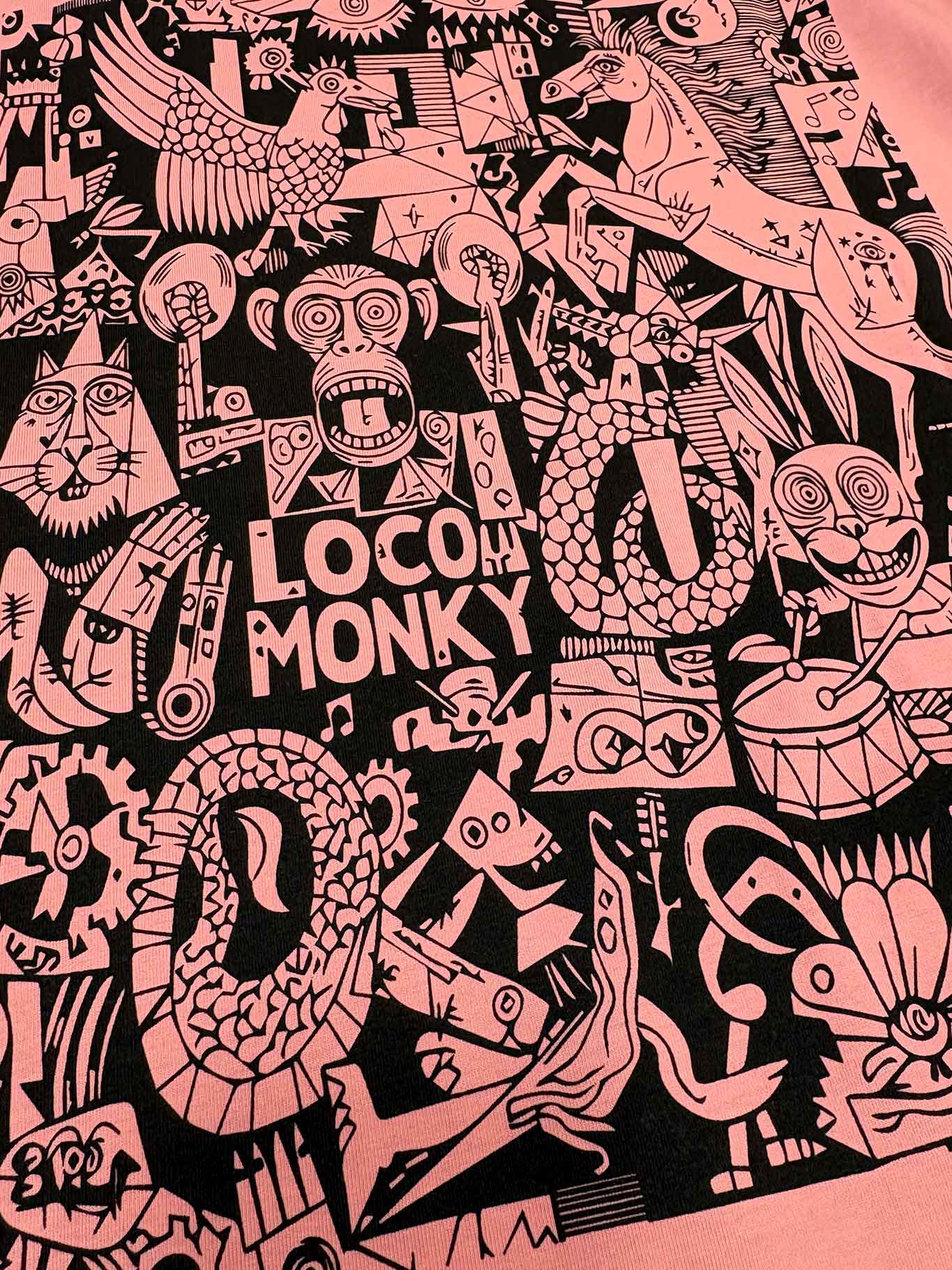 Camiseta Nonsense de Loco Monky Pink