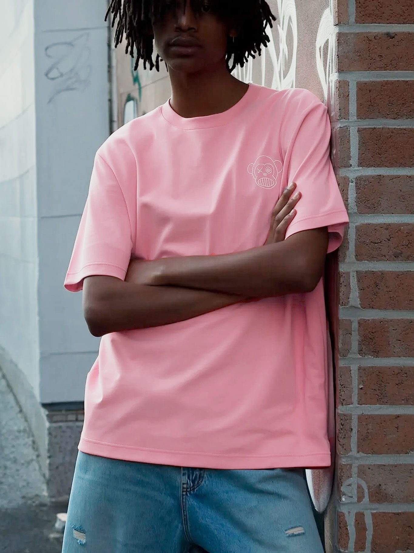 Camiseta Puro Loco B de Loco Monky Pink