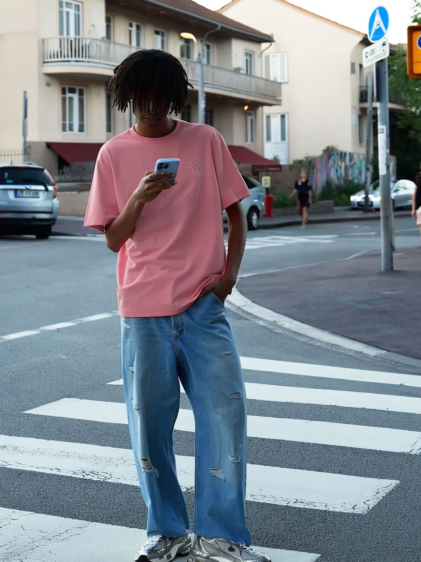 Camiseta Puro Loco B de Loco Monky Pink