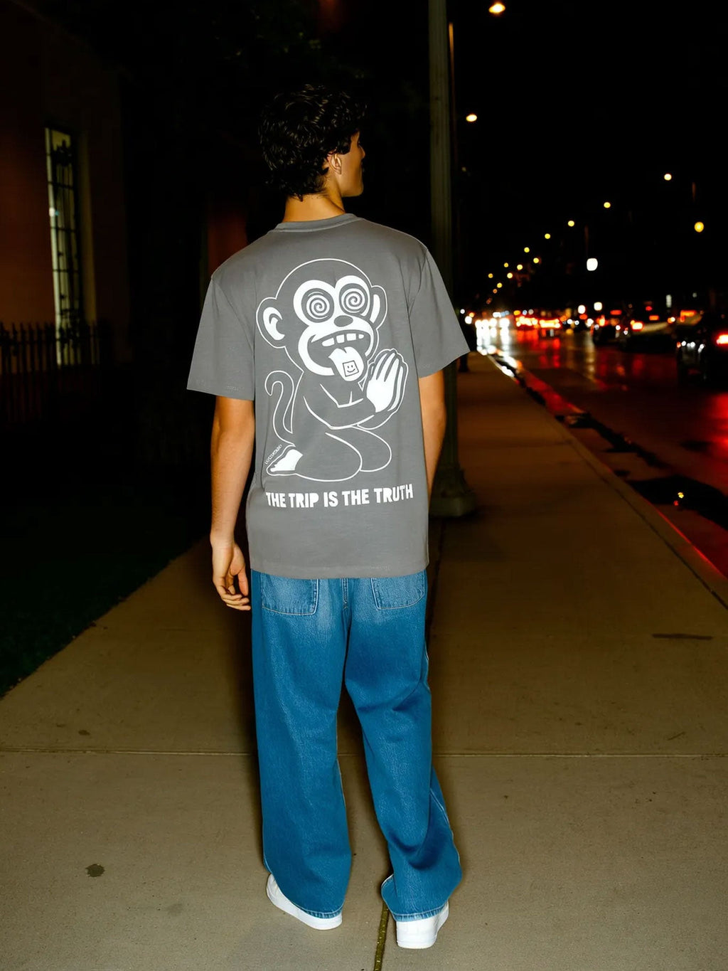 Camiseta Trip de Loco Monky Deep Grey