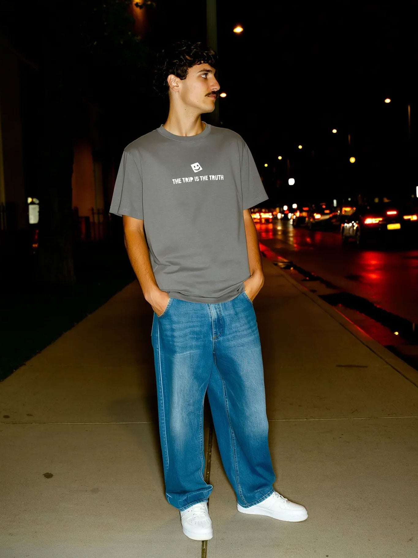 Camiseta Trip de Loco Monky Deep Grey