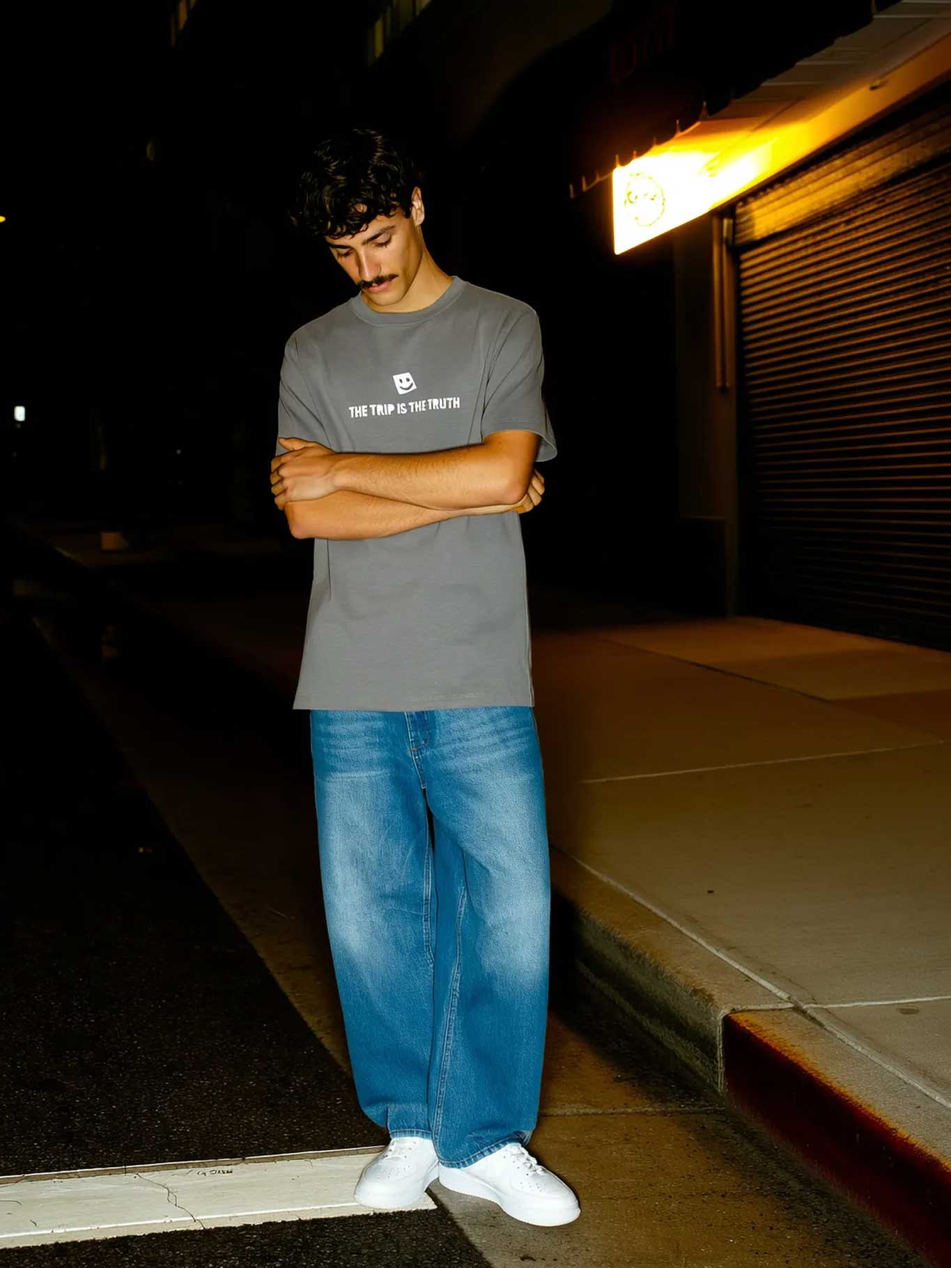 Camiseta Trip de Loco Monky Deep Grey