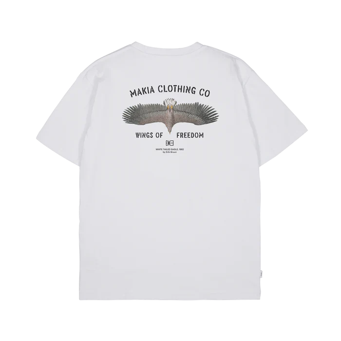 T-shirt blanc Makia Wings