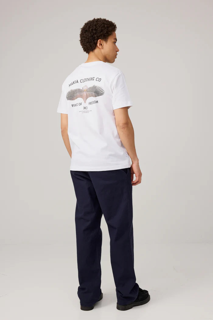 Camiseta Makia Wings Blanco