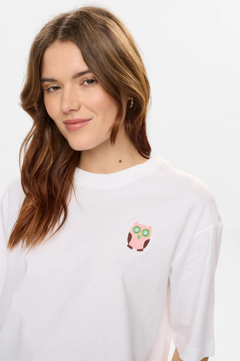 Camiseta Nümph Nuolina Blanco brillante