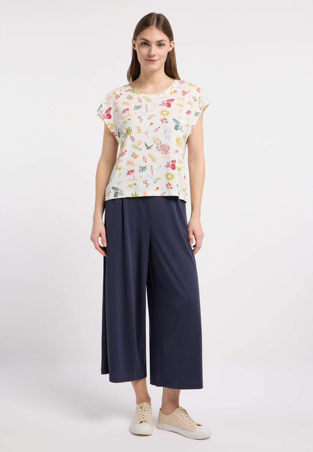 Camiseta Ragwear Grateen print Ivory