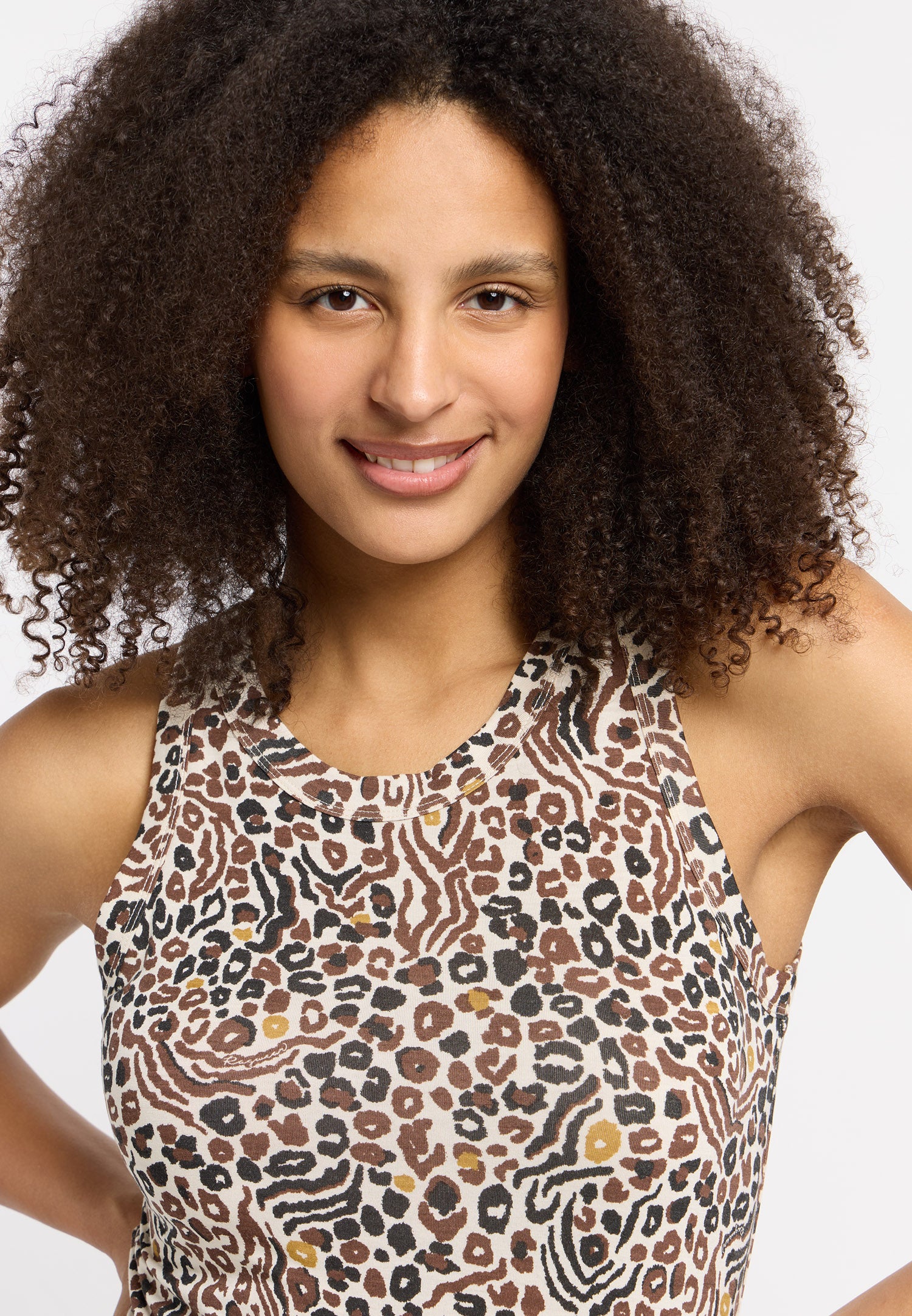 Camiseta Ragwear Julyana print Brown