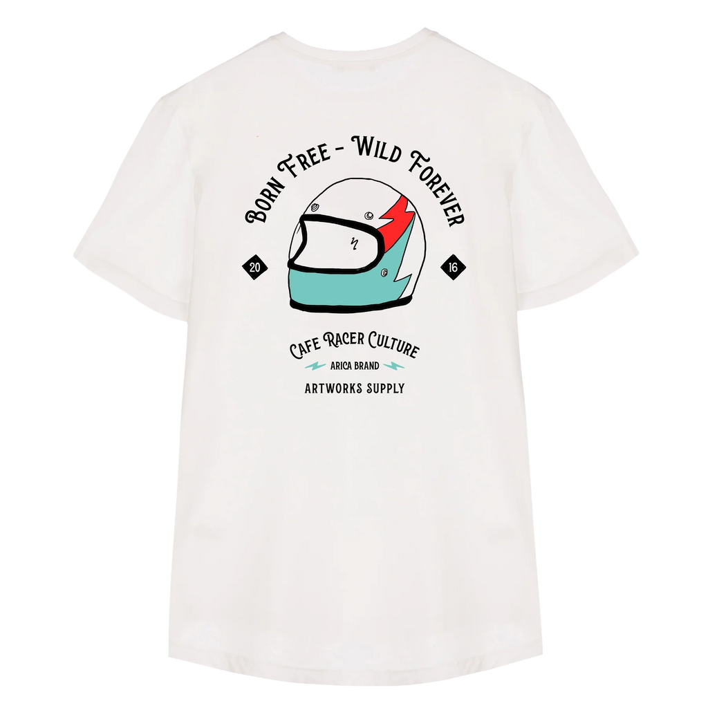 Camiseta Arica Born free White