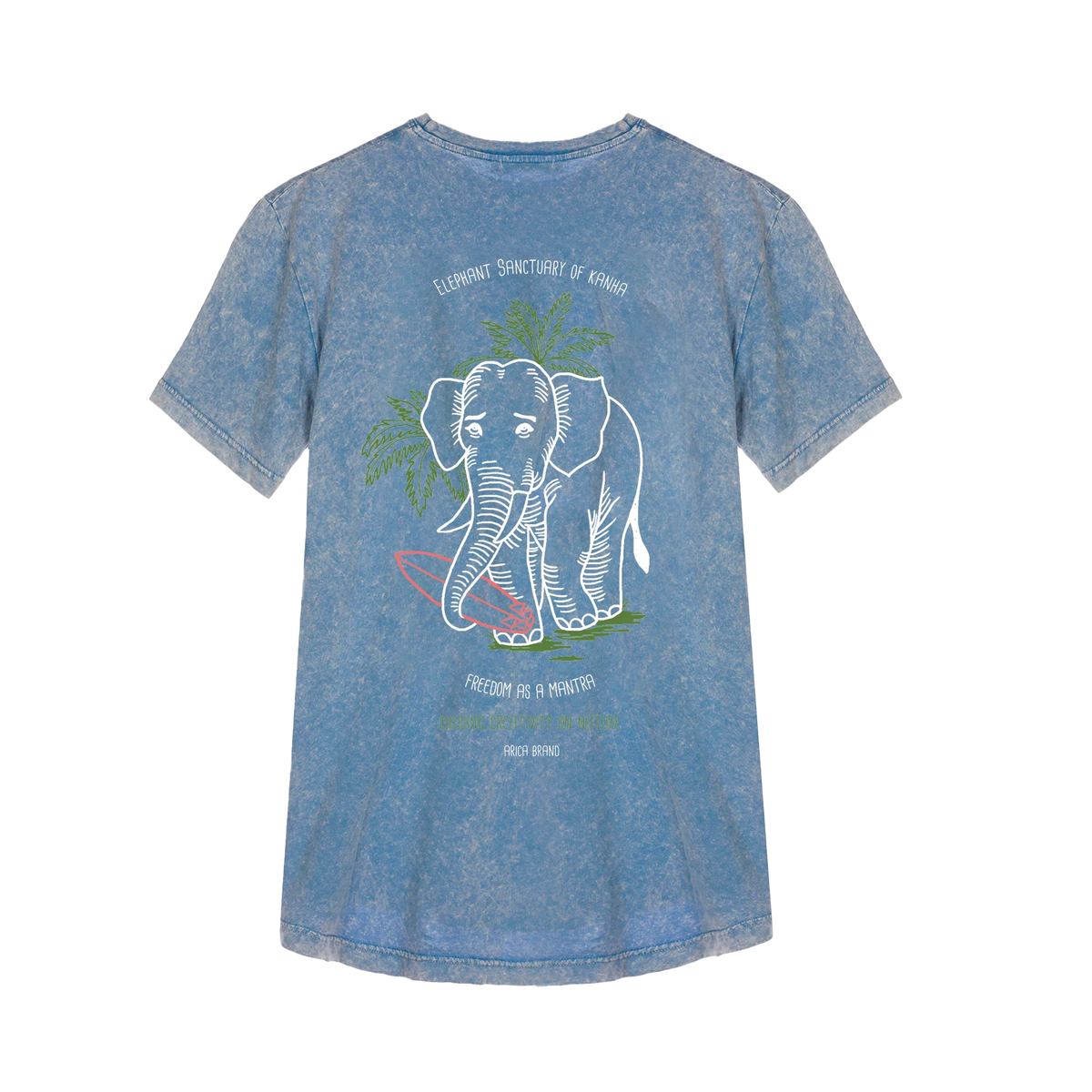 Camiseta Arica Elephant Blue sky