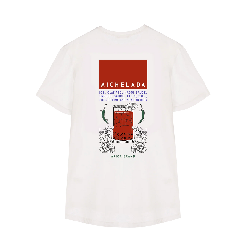 Camiseta Arica Michelada Blanco