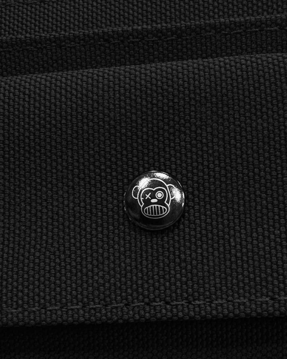Cartera con monedero Loco Monky Negro