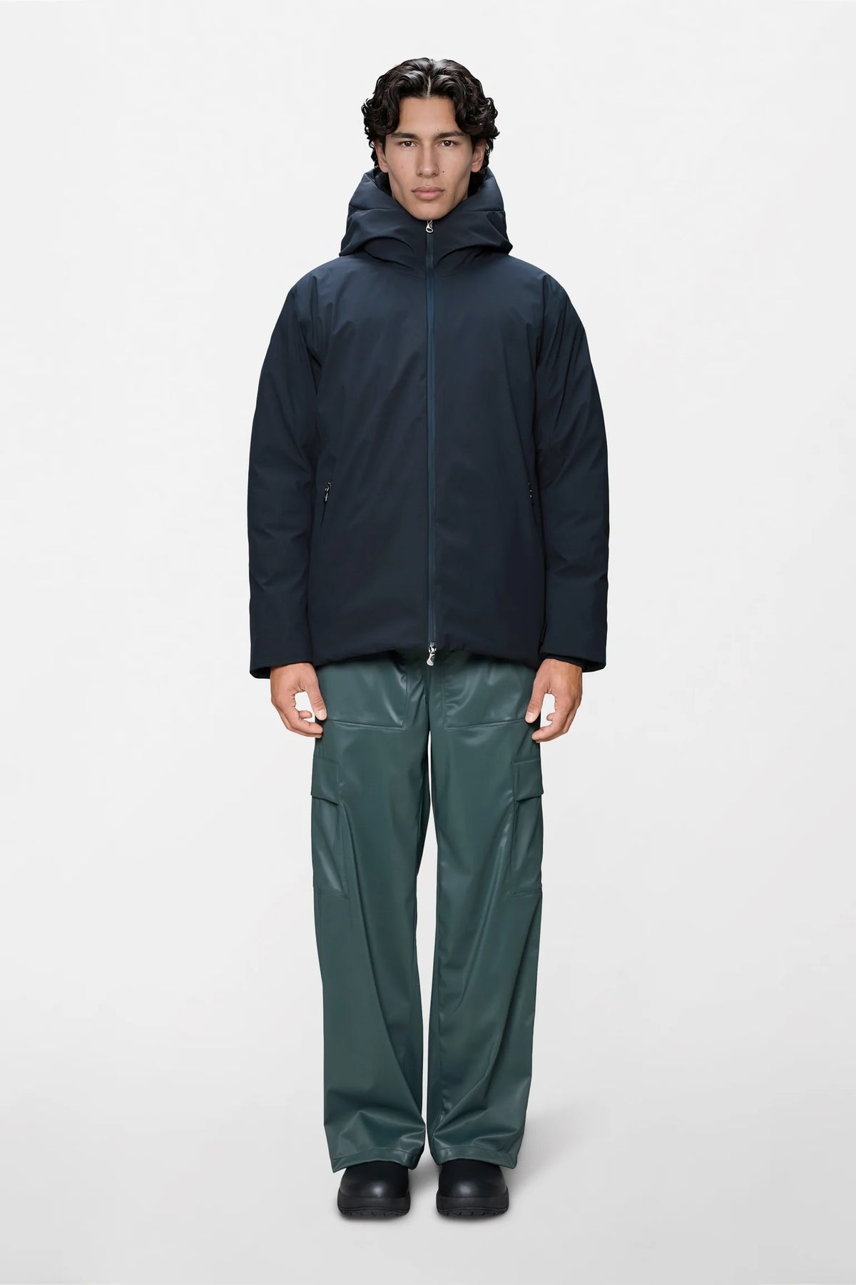 Rains Sarna Puffer Jacket W4T3 Navy