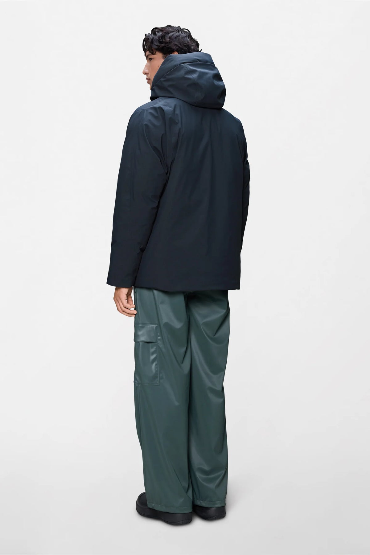 Rains Sarna Puffer Jacket W4T3 Navy