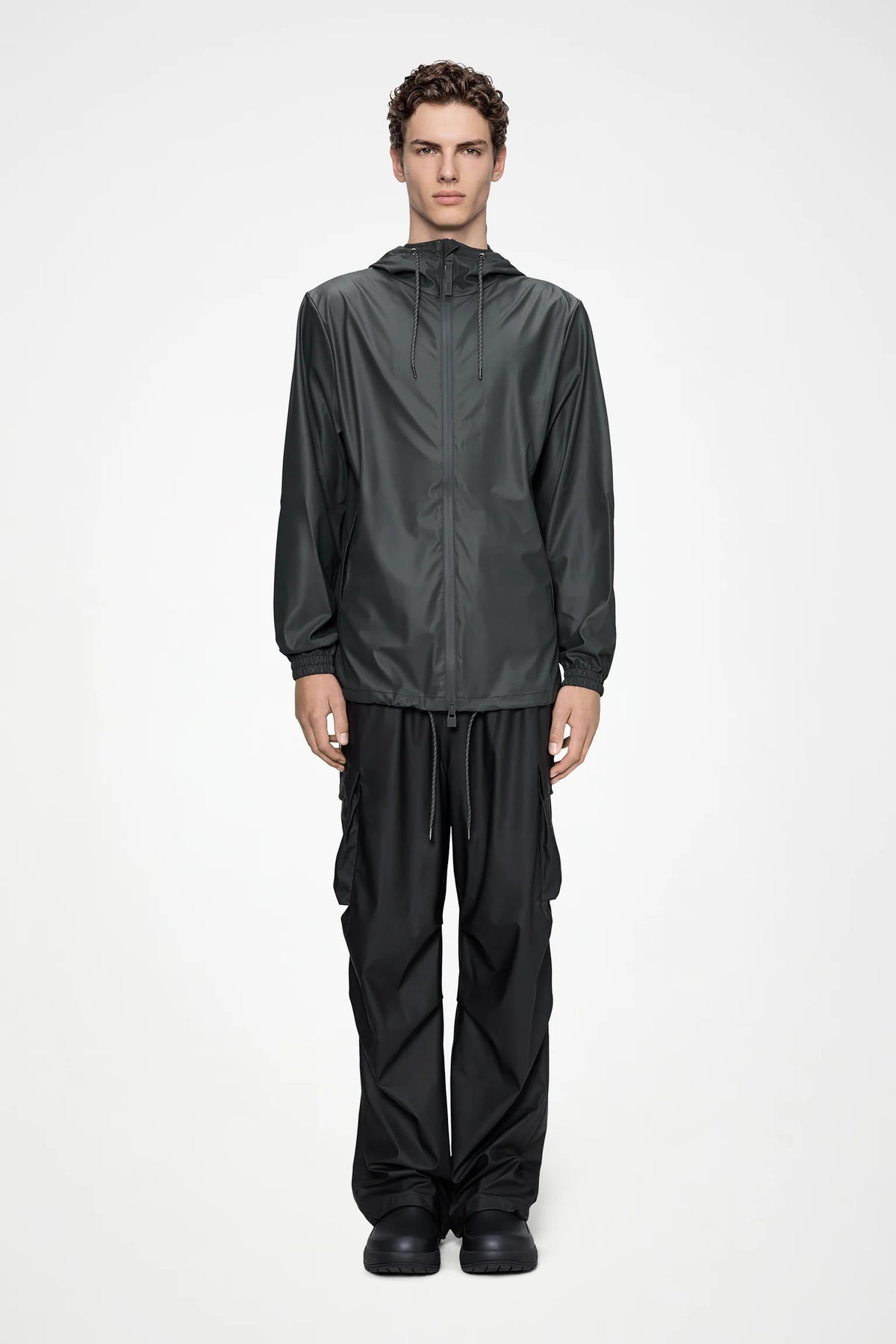 Rains Storm Breaker W3 Jacket Dark Grey