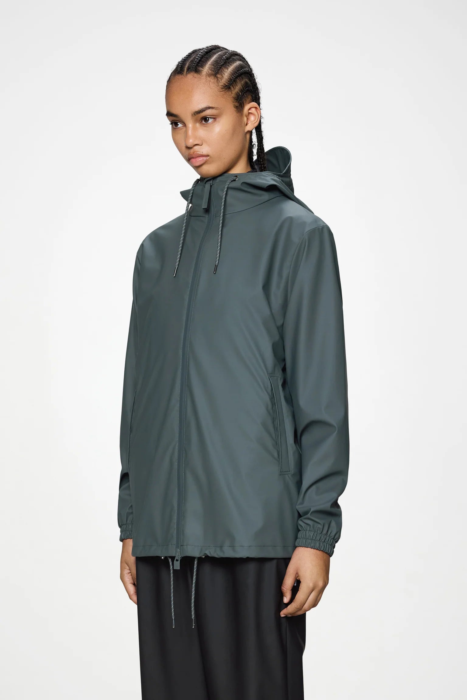 Chaqueta Rains Storm Breaker W3 Gris oscuro