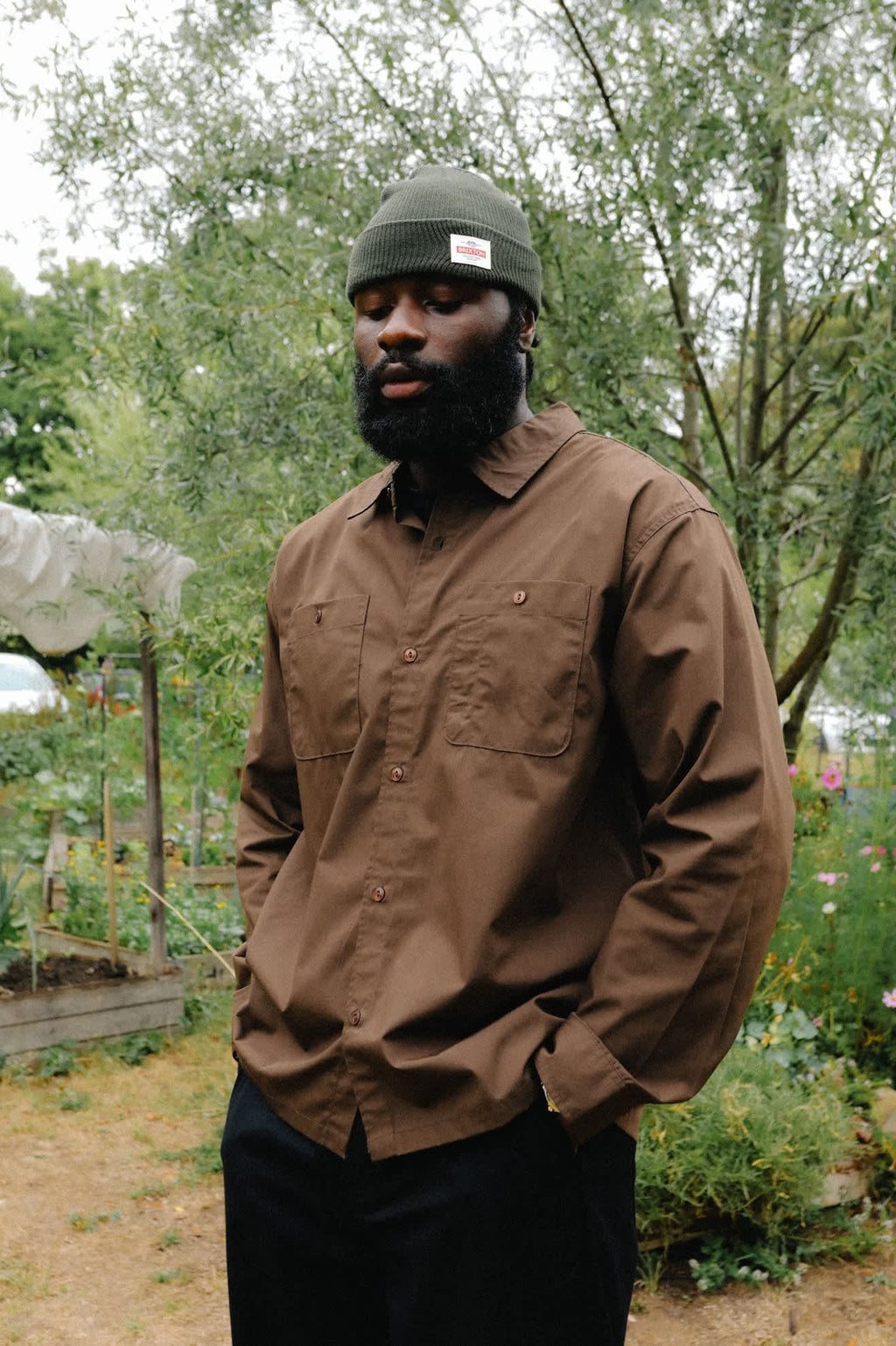 Gorro Brixton Trademark Dark Olive