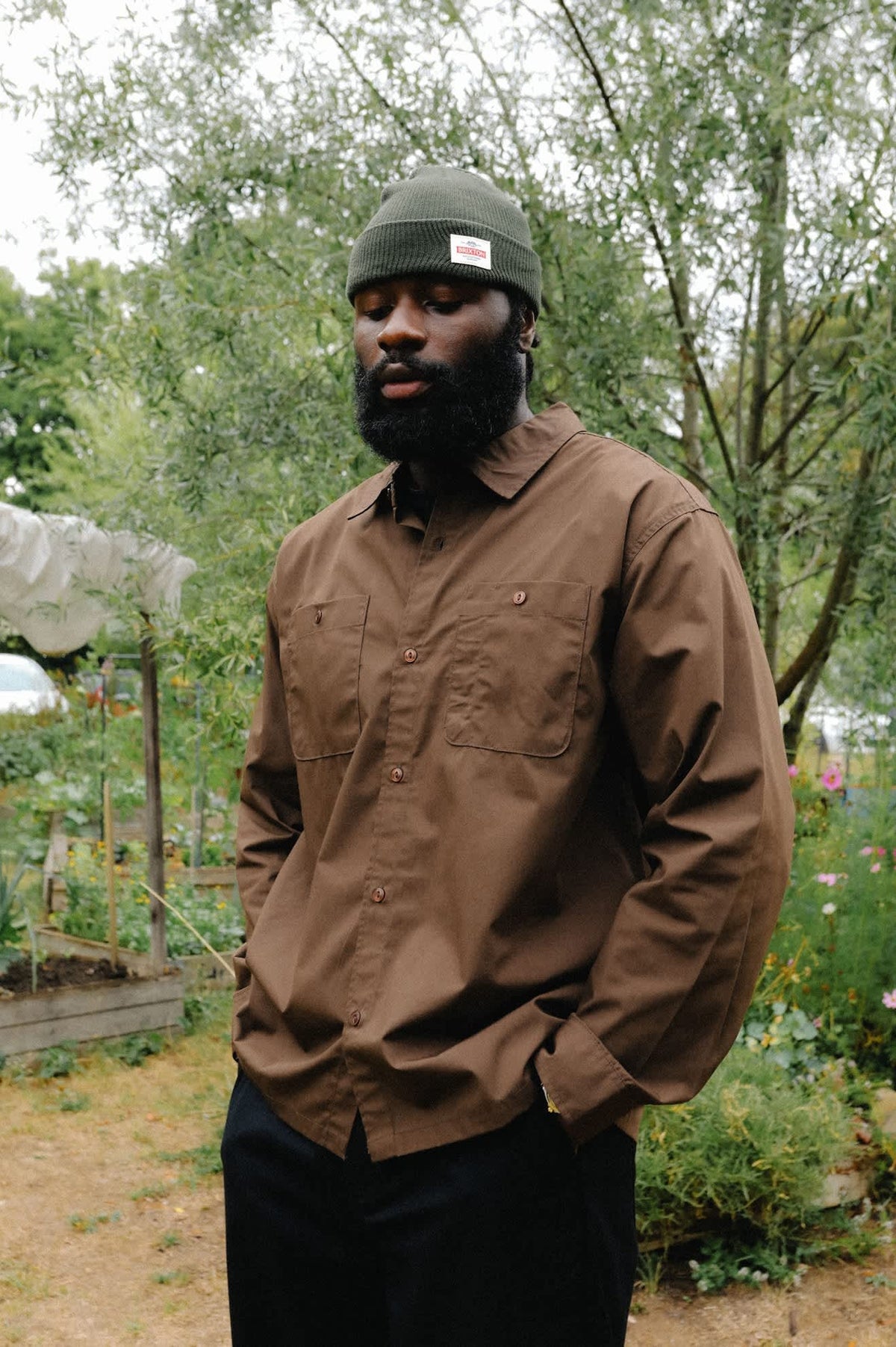 Gorro Brixton Trademark Dark Olive