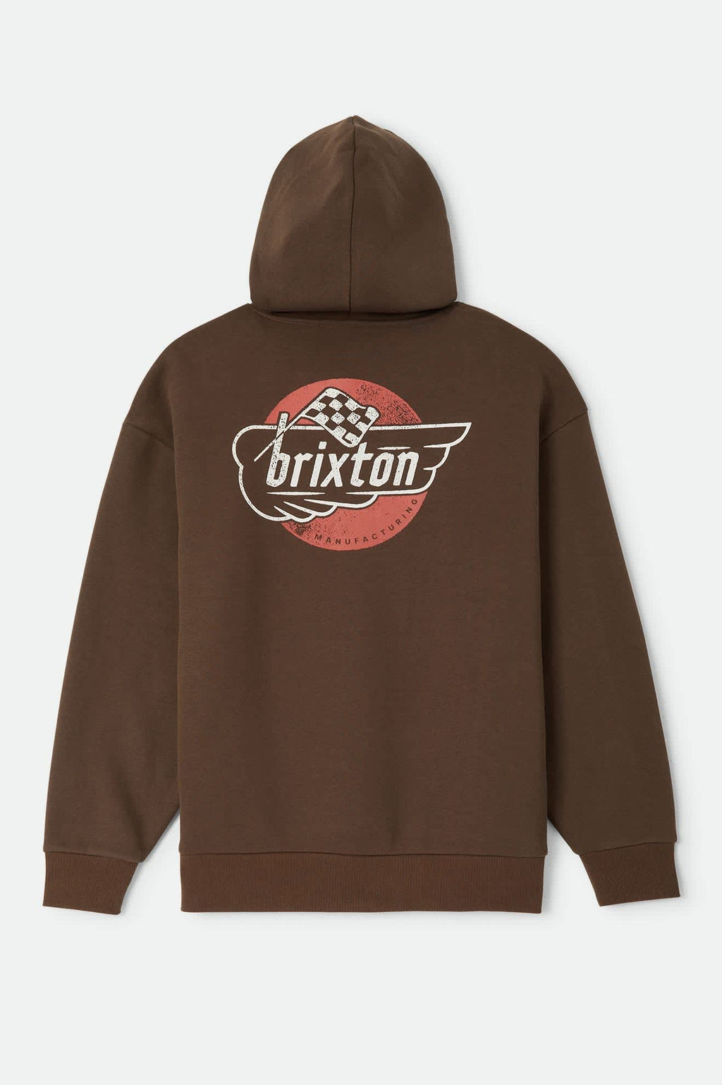 Sudadera Brixton Heyward Hood Wallnut Brown