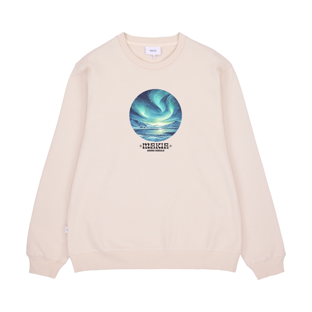 Sudadera Makia Halo Natural White