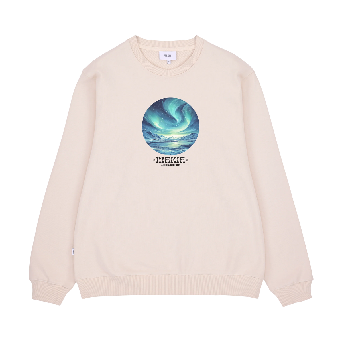 Sudadera Makia Halo Natural White