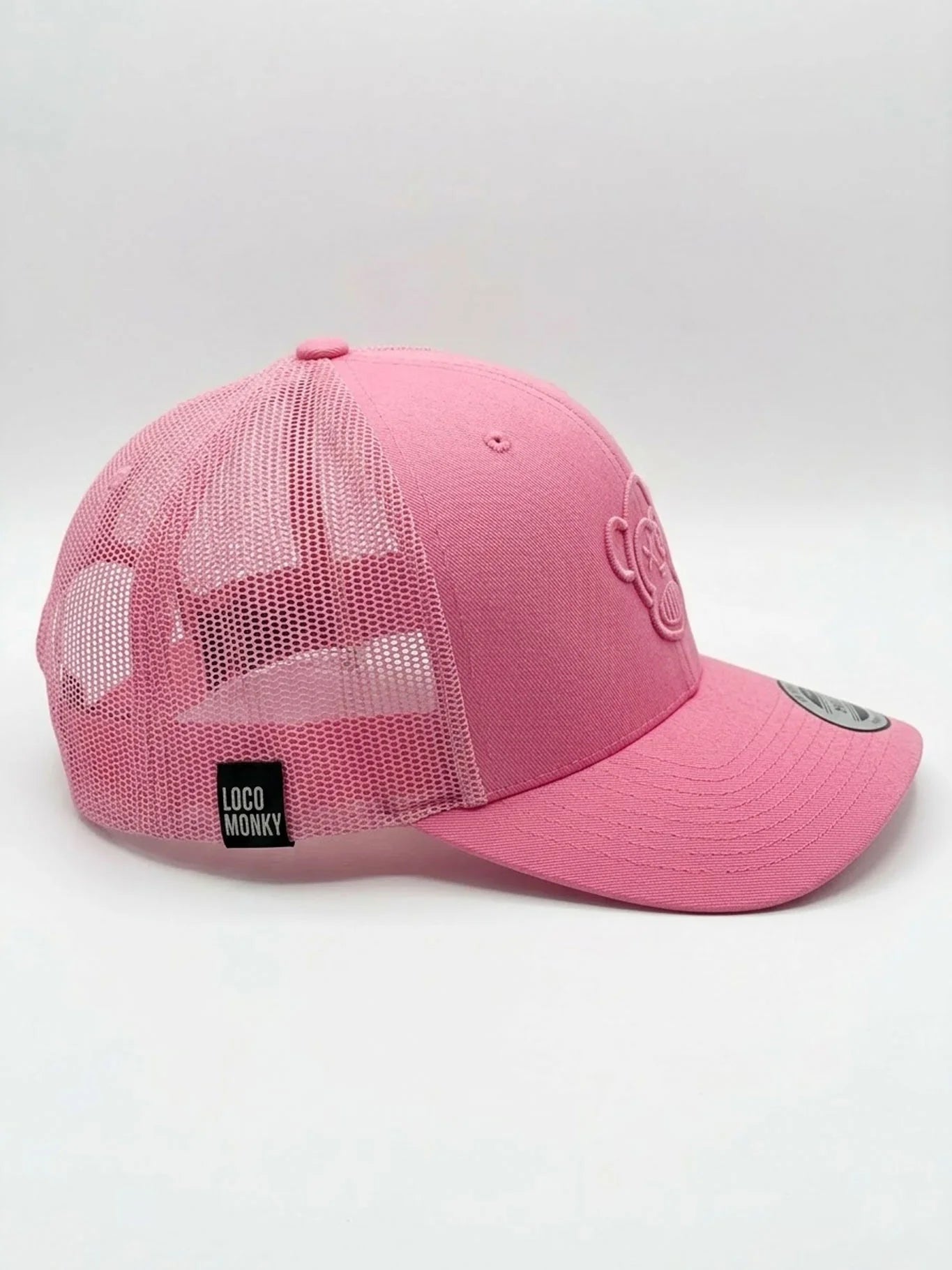 Gorra Loco Monky Puro loco Bordado Rosa