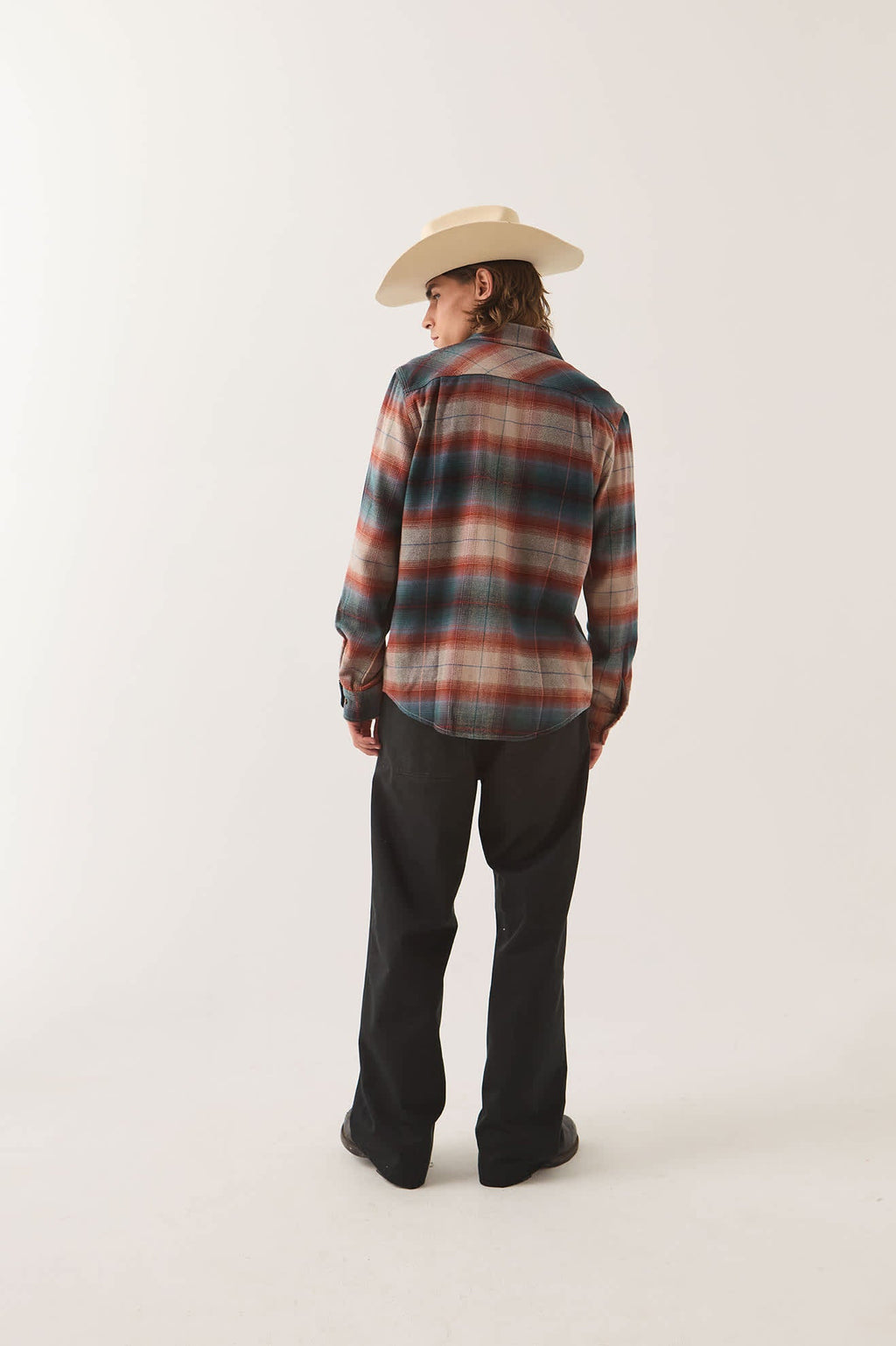 Camisa Brixton Bowery Flannel Multi Shadow
