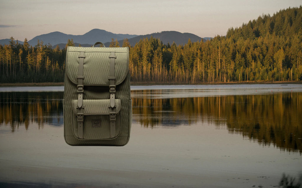 Mochila Herschel Little America Mid Ivy Green Diamond