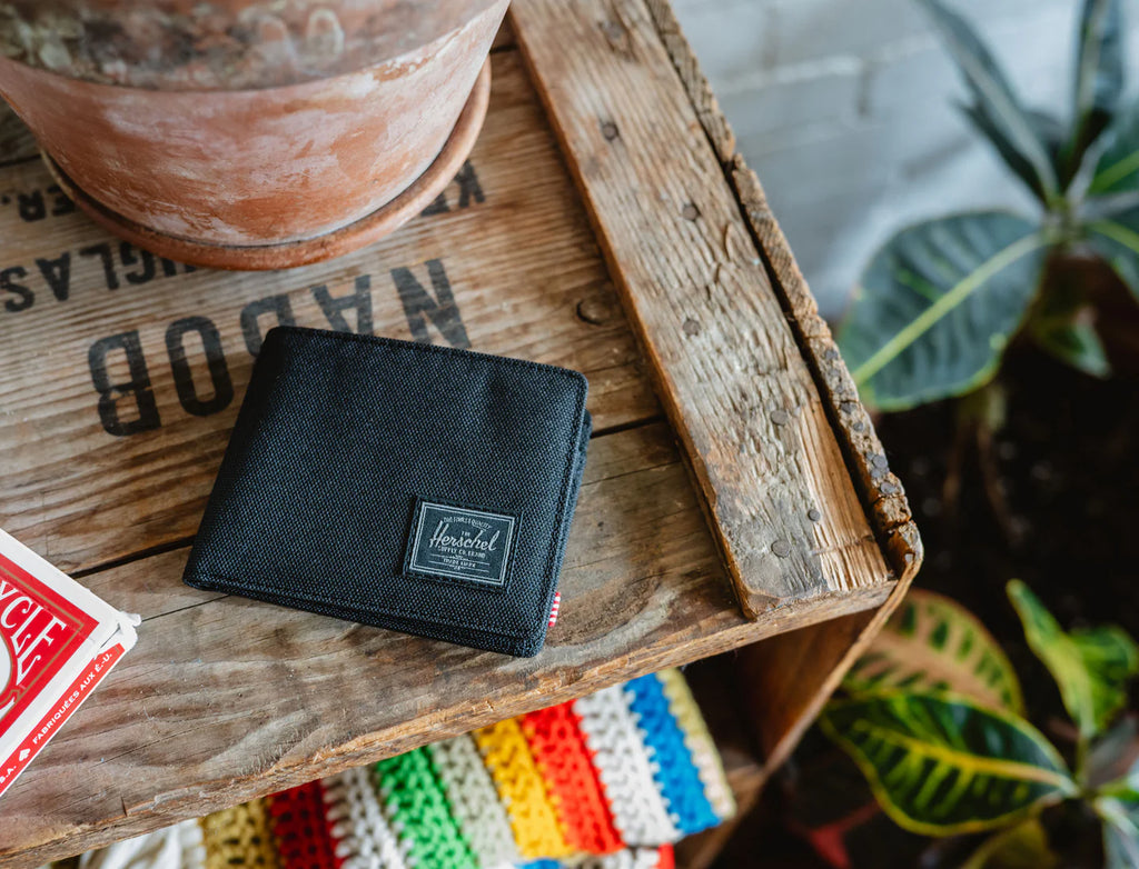 Cartera Herschel Roy Coin Black Tonal