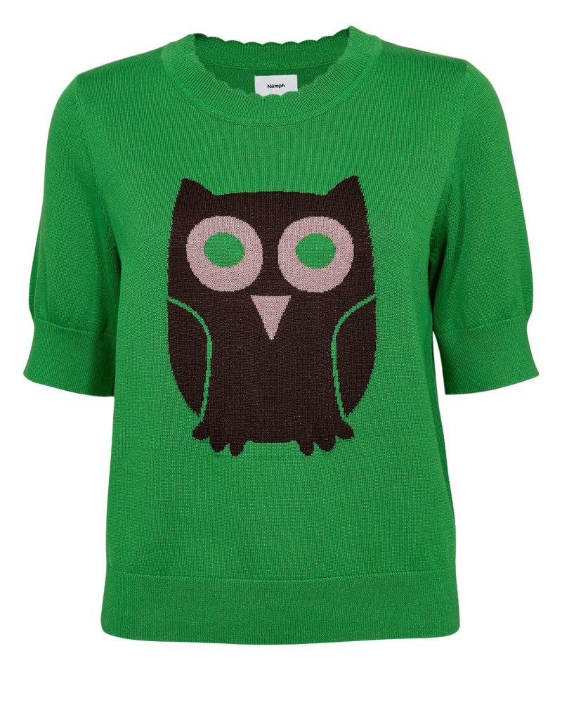 Jersey Punto Fino Nümph Nuglimma Búho Verde