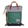 Mochila Daniel Chong Book Holder Mini Loneta Espiga Verde Bosque
