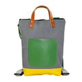 Mochila Daniel Chong Slim Mini Gris Verde