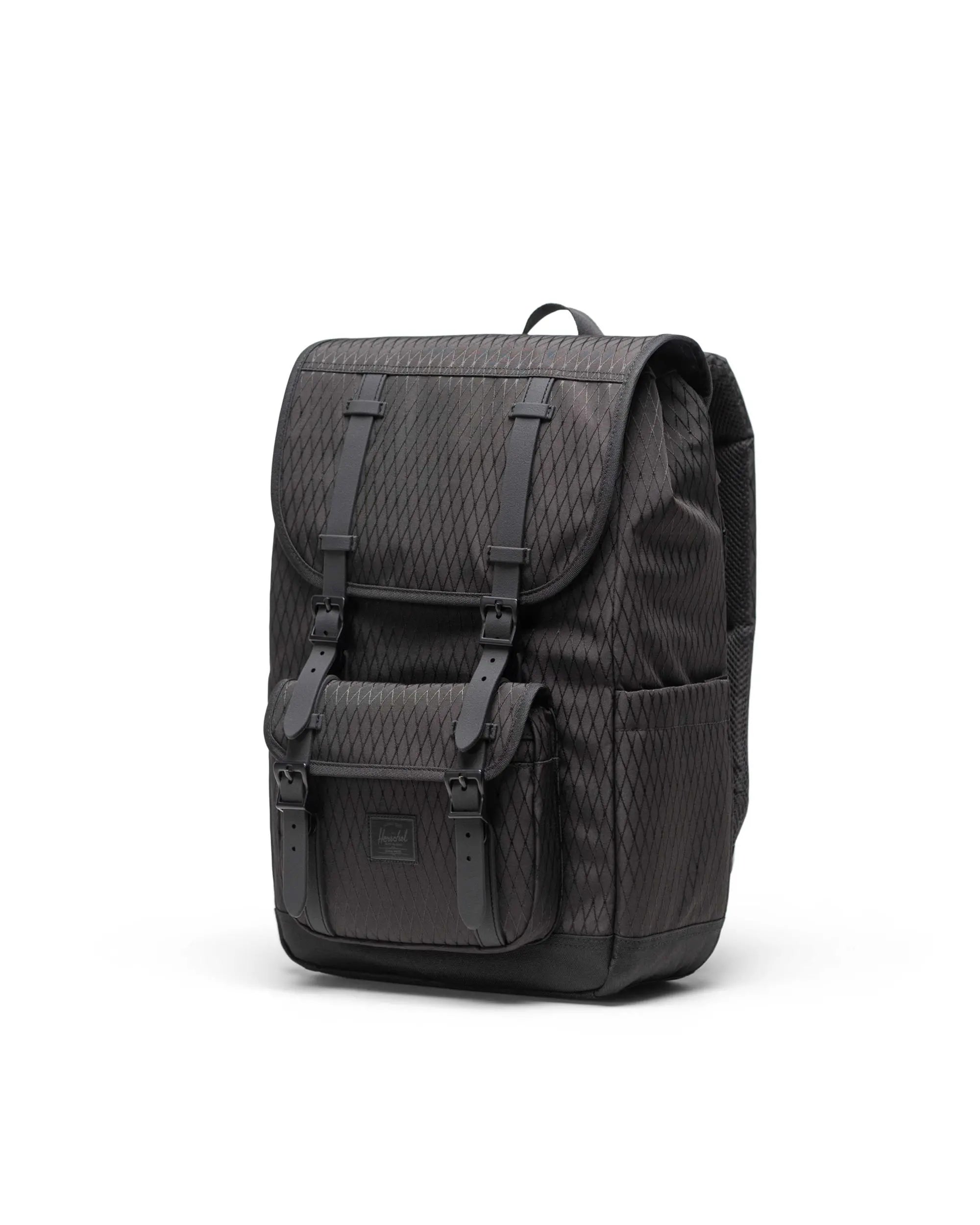herschel all black backpack Herschel Little America Mid Black Diamond