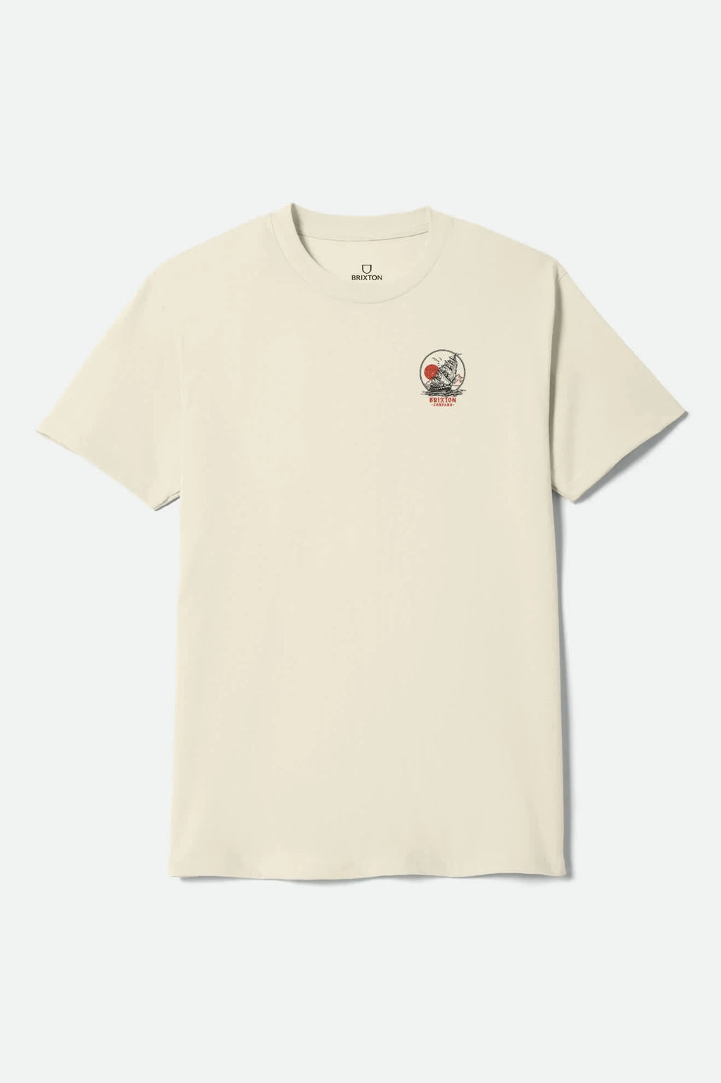 Camiseta Brixton High Seas Cream