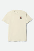 Camiseta Brixton High Seas Cream
