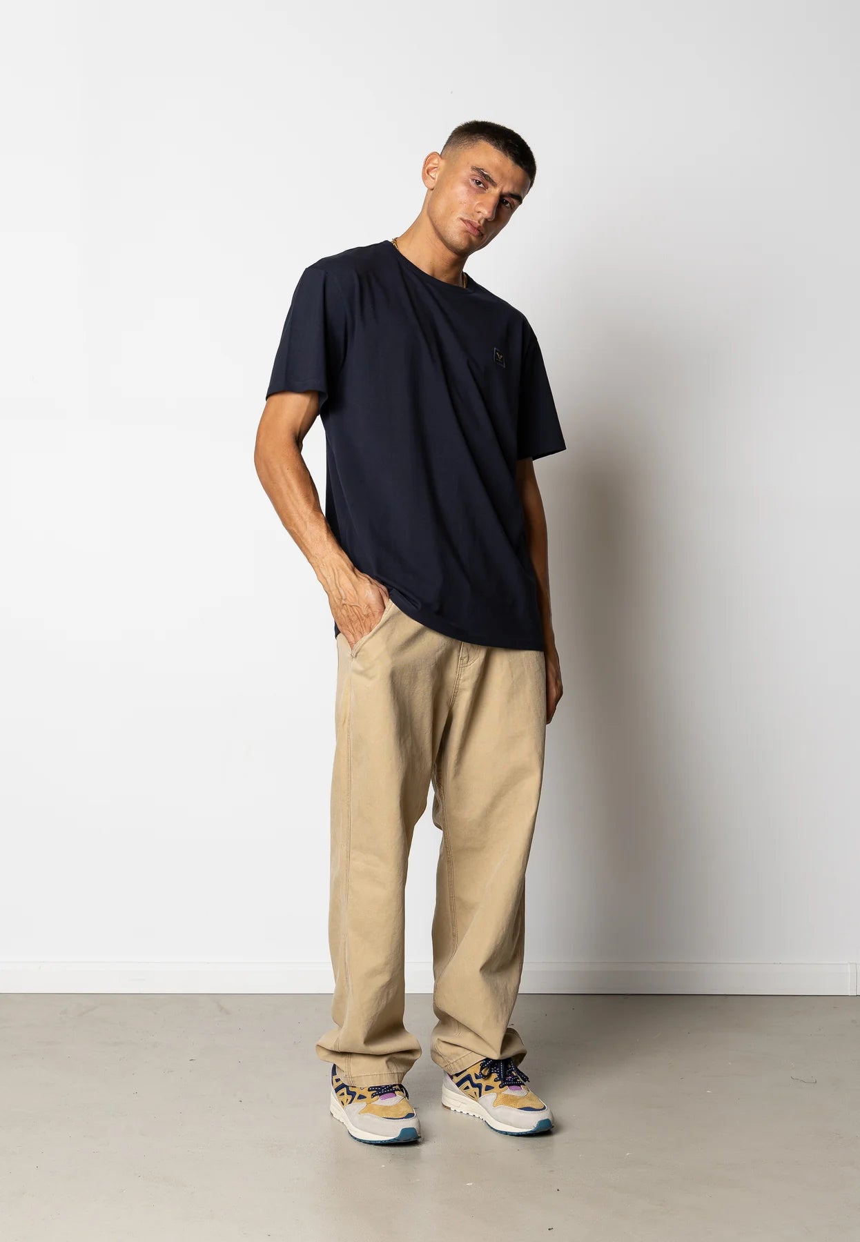 Pantalones Fat Moose Dereck canvas Khaki oscuro