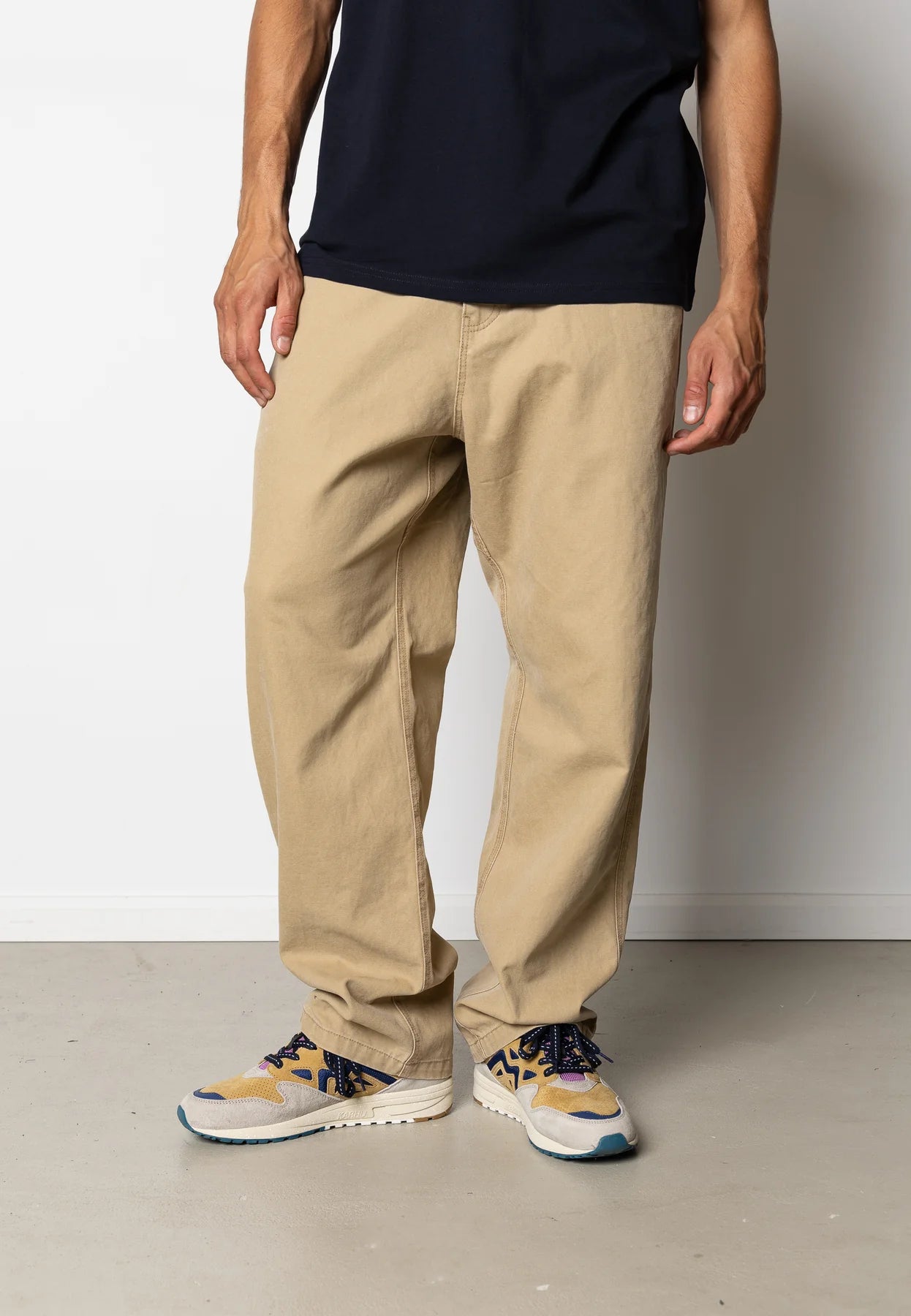 Pantalones Fat Moose Dereck canvas Khaki oscuro