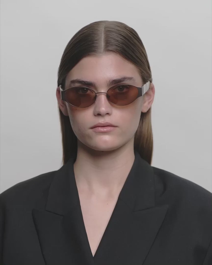 Lunettes de soleil A. Kjærbede Bella Matte Brown Cookie Dough