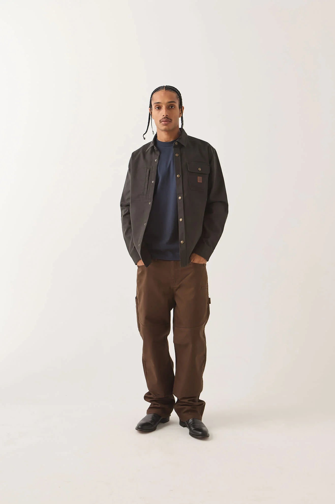 Pantalones Brixton Builders Carpenter Wallnut Brown