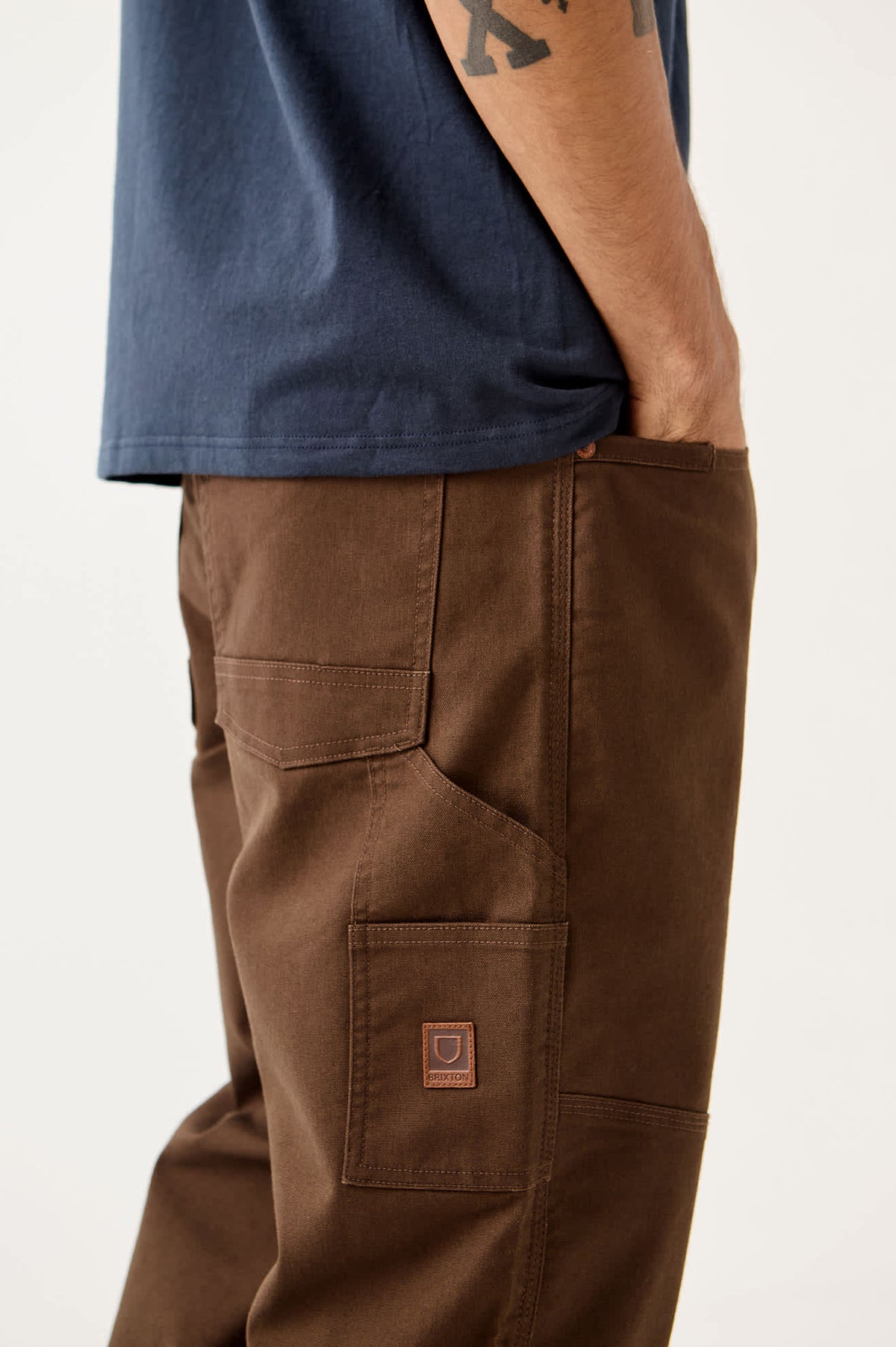 Pantalones Brixton Builders Carpenter Wallnut Brown