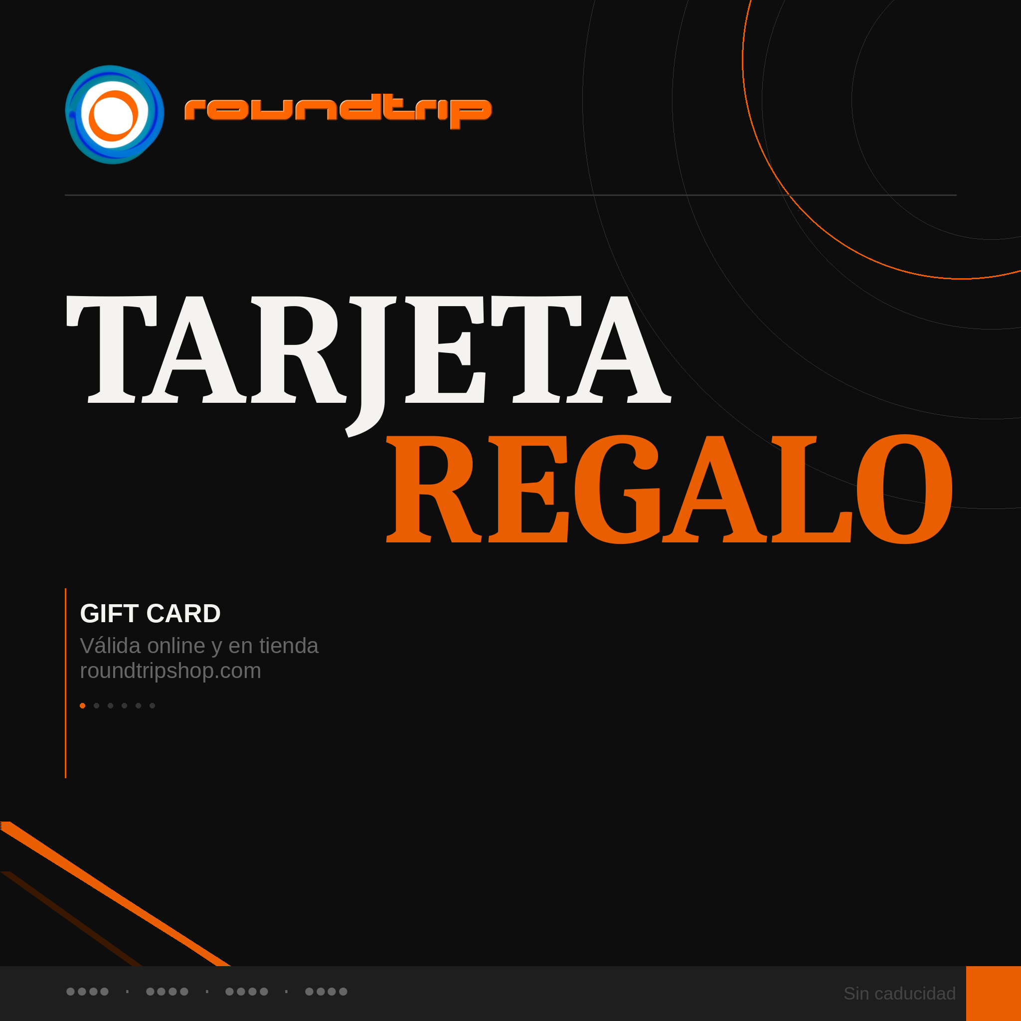 Tarjeta regalo de Roundtrip