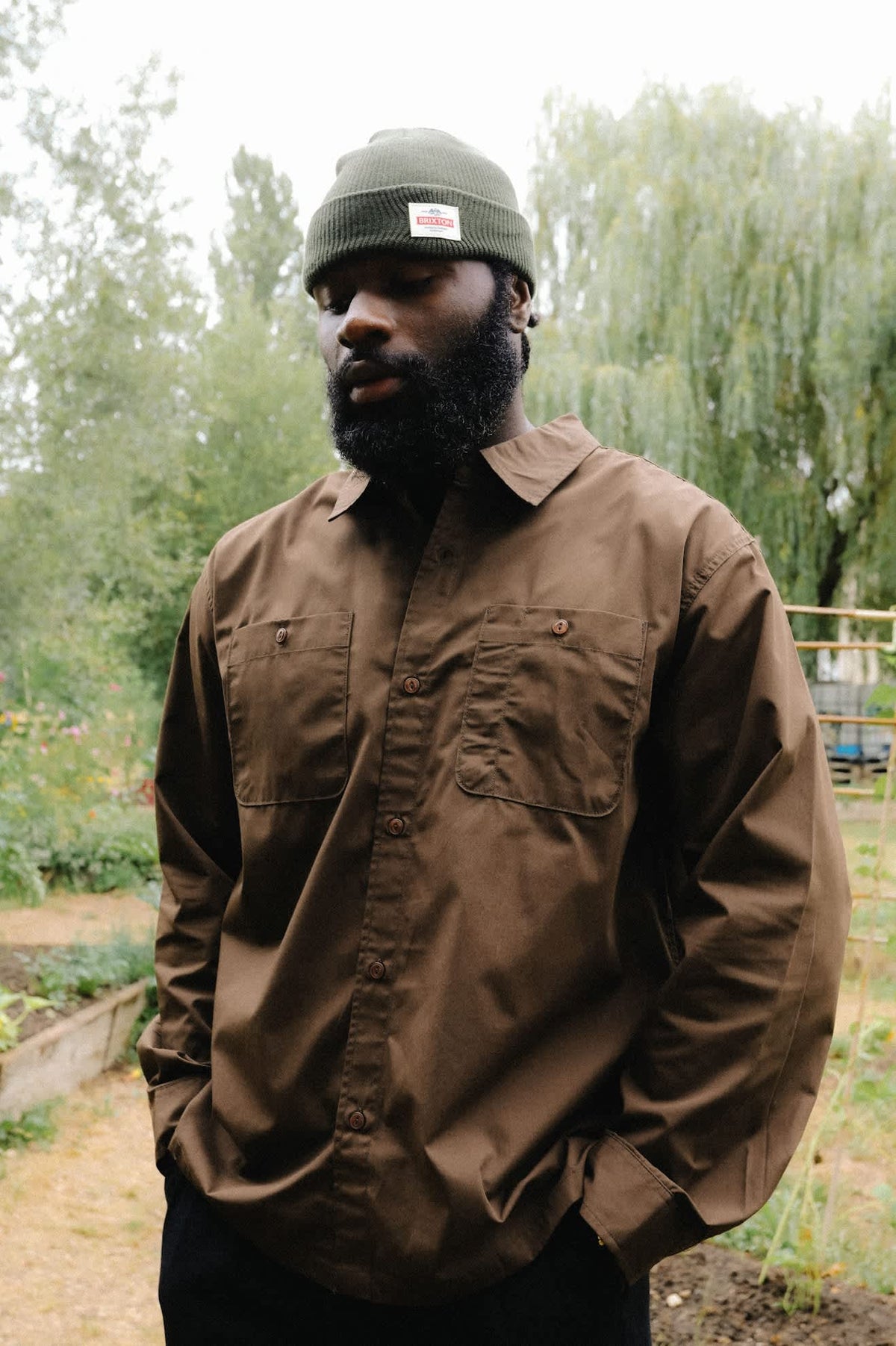 Gorro Brixton Trademark Dark Olive