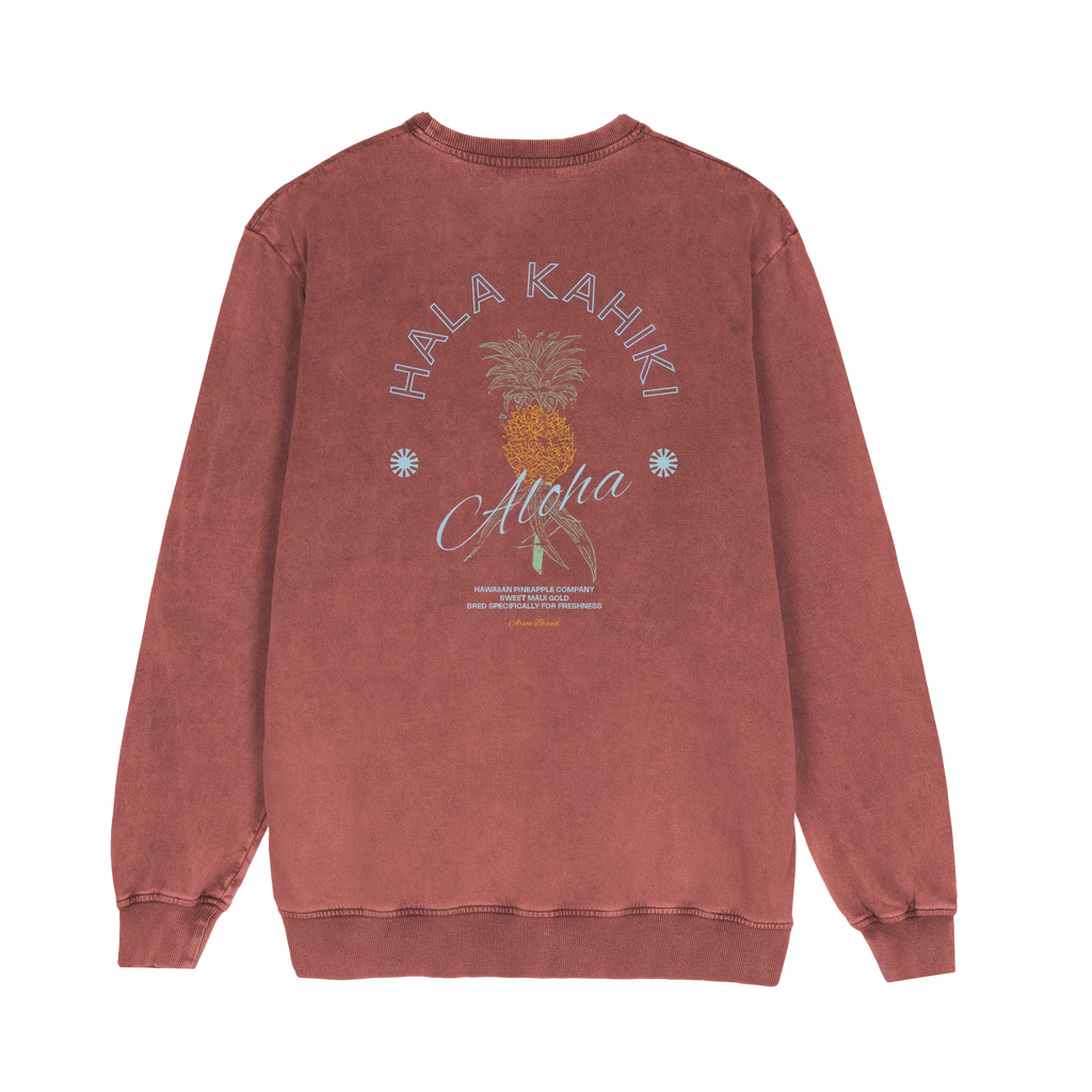 Sudadera Arica Aloha Ocre Desgastado