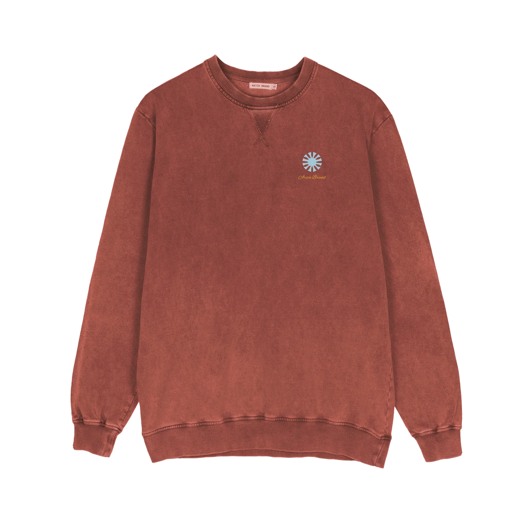 Sudadera Arica Aloha Ocre Desgastado