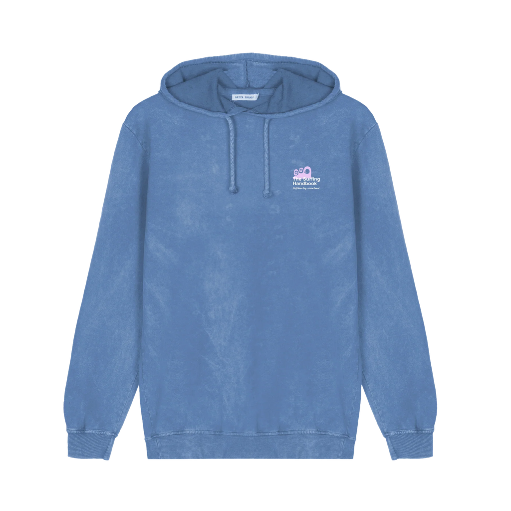 Sudadera Arica Surfing Handbook Azul Desgastado