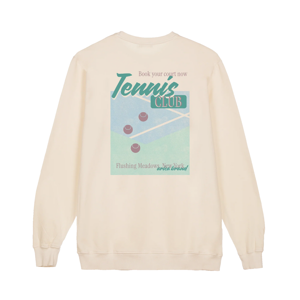 Sudadera Arica Tennis Club Crema